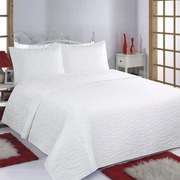 Κουβερλί Υπέρδιπλο (Σετ 220x240) Silk Fashion Wave Ivory
