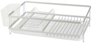Πιατοθήκη AH-CC73027 42,5x30x14,5cm Silver Andrea House Αλουμίνιο, Πλαστικό