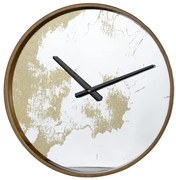 Artekko Echo Ρολόι Τοίχου Χρυσό με Καθρέφτη (37.5x37.5x4.7)cm Artekko 42429