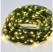 Λαμπάκια Σειρά 20 LED Θερμό Φως Πράσινο Καλώδιο Χάλκινο Μπαταρίας 2xAA IP20 2μ και 10cm X0120151 ACA-X0120151-Πράσινο X0120151