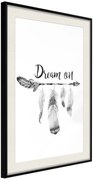 Αφίσα - Dreamer - 40x60 - Μαύρο - Με πασπαρτού