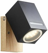 Απλίκες τοίχου Brilliant Galeni Μαύρο Φυσικό Μέταλλο Κρυστάλλινο 20 W GU10