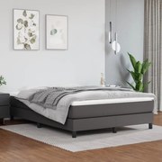 ΚΡΕΒΑΤΙ BOXSPRING ΜΕ ΣΤΡΩΜΑ ΓΚΡΙ 140X200ΕΚ. ΑΠΟ ΣΥΝΘΕΤΙΚΟ ΔΕΡΜΑ 3144265