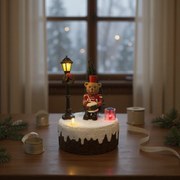 Παράσταση αρκούδος με φανάρι & δέντρο