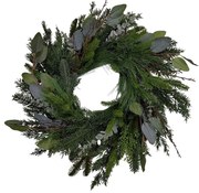 XMAS LEAF 60 ΣΤΕΦΑΝΙ ΠΡΑΣΙΝΟ 60x60