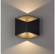 Απλίκα Φωτιστικό Τοίχου 2xLED 5W IP54 3000K Triangles Nowodvorski-8142-Μαύρο 8142