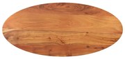 vidaXL Επιφάνεια Τραπεζιού Οβάλ 110x50x3,8 εκ. Μασίφ Ξύλο Ακακίας