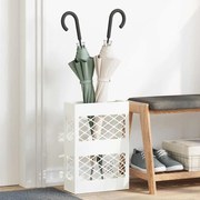 vidaXL Σχέδιο &amp; βάση αποθήκευσης Λευκό 28 x 12 x 41 εκ Μέταλλο