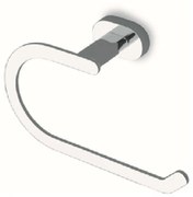 Κρεμάστρα Πετσέτας Κρίκος New Oval 75060 6,2x22x13cm Chrome Karag Metal