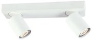 Σποτ Φωτιστικό Οροφής ELITIS 32Χ7Χ11CM Δίφωτο GU10 ACA-RA302S32WH-Λευκό RA302S32WH