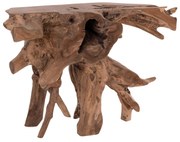Κονσόλα GRIMAL Ξύλο Teak (Ρίζα) Φυσικό 125x46x80Υ εκ. 125x46x80 εκ.
