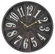 JΚ Home Décor - Ρολόι Τοίχου Μεταλλικό Μαύρο 60cm