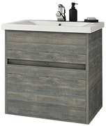 Πάγκος μπάνιου με Νιπτήρα Instinct 65 Σκοτεινό Δρύς