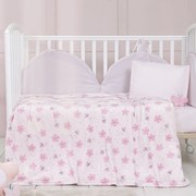 Κουβέρτα Βελουτέ Αγκαλιάς (80x110) Nima Baby Bloomie