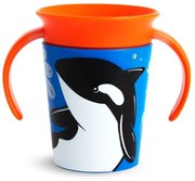 Ποτήρι Παιδικό Miracle Trainer Cup 177ml Orca Blue-Orange Munchkin 177ml Πλαστικό