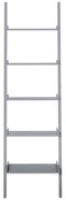 SHELF Βιβλιοθήκη - Ραφιέρα Γκρι  56x32x189cm [-Γκρι-] [-MDF - Κόντρα Πλακέ - Καπλαμάς - Νοβοπάν-] Ε763,4