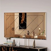 Καθρέπτης Τοίχου Zeora 116SAM1165 60x2,2x120cm Bronze Hanah Home Mdf