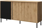Μπουφές Mia II-Fusiko-Mavro - 145.00Χ41.00Χ80.00cm