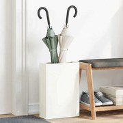 vidaXL Σχέδιο &amp; βάση αποθήκευσης Λευκό 28 x 12 x 41 εκ Μέταλλο