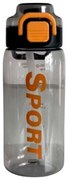 Φορητό παγούρι πλαστικό με καλαμάκι - 580ml - YS-1011 Μαύρο