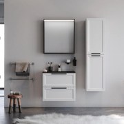 Σετ Έπιπλο Μπάνιου LAGUNA 60 MDF Λευκό Λάκα 61x46.5x140 εκ.