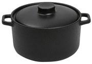 LAVA ΚΑΤΣΑΡΟΛΑ STONEWARE ΜΑΥΡΗ 22χ17χ10ΕΚ. - ESPIEL - NOL102