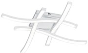 Πλαφονιέρα Οροφής 46x46xH7cm LED SMD 5w 4x600lm 4000K Λευκό Ματ Trio Lighting Route R62474131