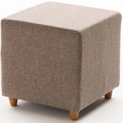 Σκαμπό Olimpos 825BLC5167 40x40x40cm Brown
