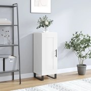 vidaXL Ντουλάπι Γυαλιστερό Λευκό 34,5x34x90 εκ. Επεξεργασμένο Ξύλο