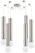 Φωτιστικό Οροφής Adept Tube 77-8659 5,5x300cm 6xE27 60W Nickel Homelighting