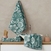 Πετσέτα Elka 07 Green Kentia Χεριών 30x50cm 100% Βαμβάκι