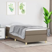 ΠΛΑΙΣΙΟ ΚΡΕΒΑΤΙΟΥ BOXSPRING TAUPE 90X200 ΕΚ. ΥΦΑΣΜΑΤΙΝΟ 3120933