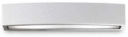 Φωτιστικό Τοίχου-Απλίκα Andromeda 163543 45x9,5x8cm 2xE27 60W Grey Ideal Lux
