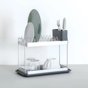 Στραγγιστήρι Πιάτων Διώροφο (42x23.2x35) F-V Dish Rack 190023