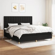 ΚΡΕΒΑΤΙ BOXSPRING ΜΕ ΣΤΡΩΜΑ ΜΑΥΡΟ 200X200 ΕΚ. ΥΦΑΣΜΑΤΙΝΟ 3142683