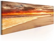 Πίνακας - Beach: Beatiful Sunset 120x40