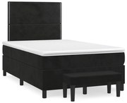 ΚΡΕΒΑΤΙ BOXSPRING ΜΕ ΣΤΡΩΜΑ ΜΑΥΡΟ 120X190 ΕΚ. ΒΕΛΟΥΔΙΝΟ 3270465