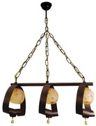 Κρεμαστό Φωτιστικό Οροφής 3xΕ27 Σκουριά Πορτοκαλί Γυαλί PDA 103 0101102 Arlight -101102-Σκουριασμένο 0101102