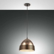 Φωτιστικό Οροφής Gavia 3609-40-179 Bronze Fabas Luce Μέταλλο,Κεραμικό