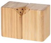 ESTIA ΔΟΧΕΙΟ ΓΙΑ ΑΛΑΤΙ &amp; ΠΙΠΕΡΙ 10x5x7cm BAMBOO ESSENTIALS ΜΕ ΜΑΓΝΗΤΗ ΣΕΤ 2 ΤΕΜ. 01-19730