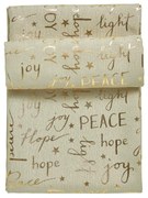 Χριστουγεννιάτικο Runner Polyester 45x140εκ. Christmas 0715 Μπεζ-Χρυσό Das Home