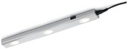 Γραμμικό Φωτιστικό Πάγκου 3xLED 1W Τιτάνιο Aragon 273170387 Trio Lighting-273170387-Ασημί 273170387