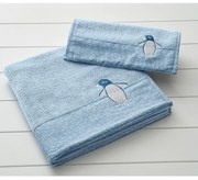 Πετσέτες Βρεφικές Arktos (Σετ 2τμχ) Blue Vesta Home Towels Set 70x130cm 100% Βαμβάκι
