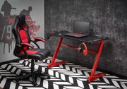 B49 desk black / red DIOMMI V-CH-B/49