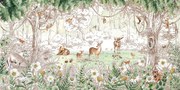 Forest Friends Spring Ταπετσαρια Τοιχου Μπεζ Επιθυμητη Διασταση