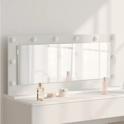 vidaXL Καθρέφτης Vanity με LED Φώτα Λευκό 100x45x18 εκ.