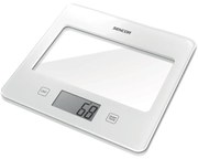 Ζυγαριά Κουζίνας 5kg UltraSlim Glass Sencor SKS 5030WH Λευκή