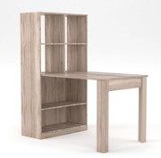 Γραφείο-Τραπέζι Πολυχρηστικό Sonoma Με Ράφια 80x133x150εκ