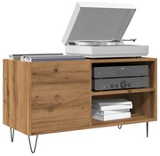 Δισκοθήκη Δρυς τεχνίτης 84,5x38x48 εκ. από Επεξεργασμένο Ξύλο