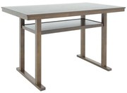 Τραπέζι Μπαρ Tenor 250-000001 150x90x91,5cm Walnut Mdf,Ξύλο